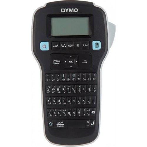 Dymo 2097037 Lm160 D1 Labelmanager Label Maker With English & Arabic Keyboard Package Included 12Mmx3Mtr Tape, Black