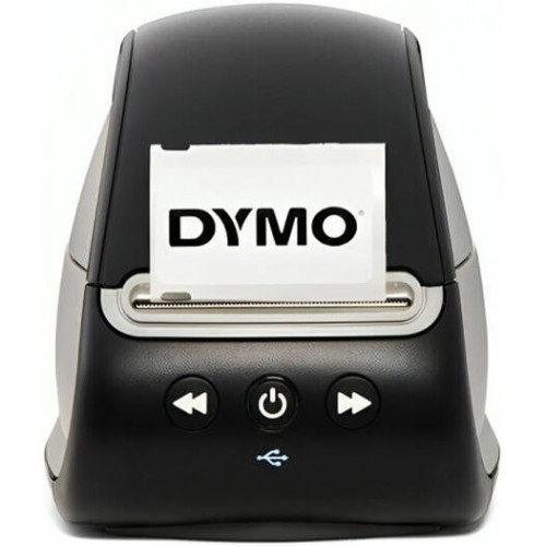 DYMO 2112727 LabelWriter 550 Turbo Label Printer Label Maker With High-Speed Direct Thermal Printing Automatic Label Recognition Prints Shipping Labels & More With USB/LAN Connectivity, Gray