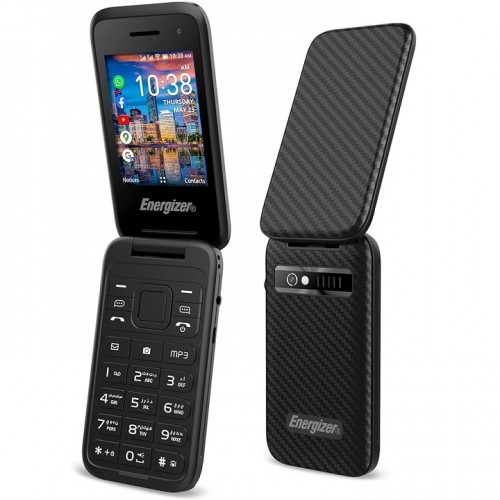 Energizer E282SC Flip Dual SIM Feature Phone 4 Go 512 Mo Carbone - Noir