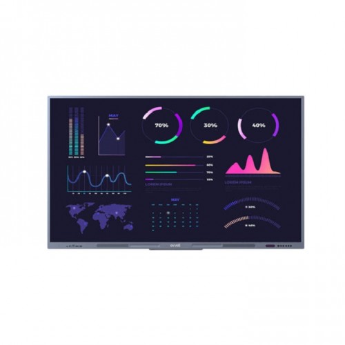 Evvoli 75EVID60X 75" LED IFPD Interactive Smart Display