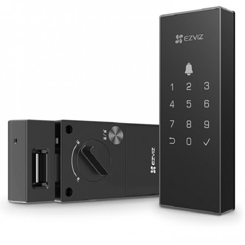 EZVIZ DL03 Smart Rim Lock - Black - 310500575