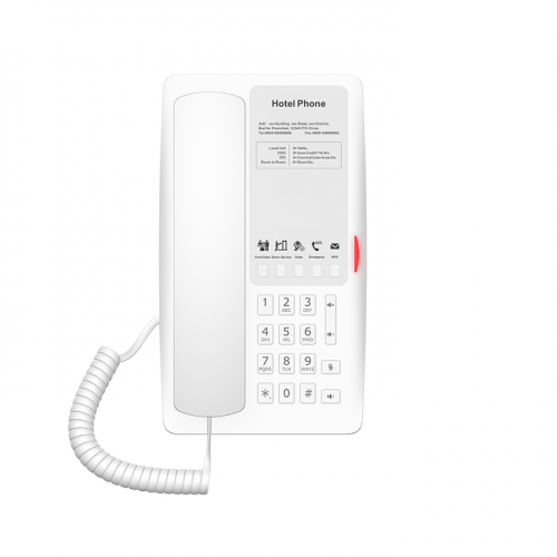 Téléphone IP d'hôtel Fanvil H4 - Blanc