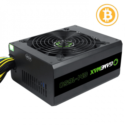 Gamemax GM-1650 1650W MINING 80+ GOLD Power Supply - Black