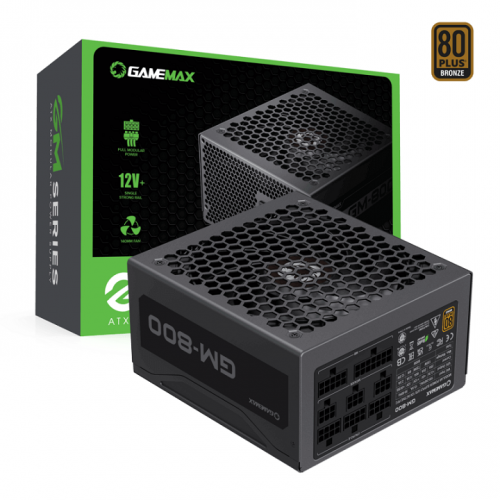 Gamemax GM-800 800W Power Supply - Black