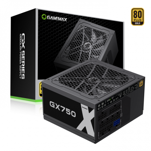 Gamemax GX-750 Modular 750W Power Supply - Black