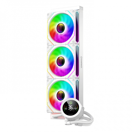 Gamemax IceBurg 360 Digital CPU Cooling Fan - White