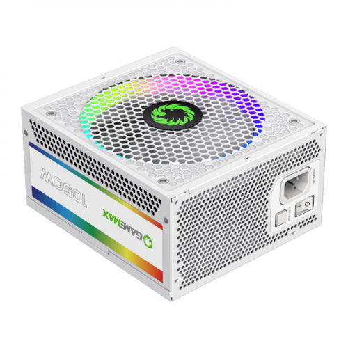 Alimentation Gamemax RGB-Smart 1050 PRO 1050 W - Blanc