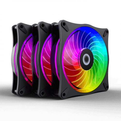 Gamemax RL300 120MM RAINBOW CASE FAN - 3-Pack