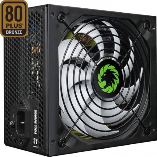 غلاف أصلي GP-650 80 Plus Bronze 650W Active PFC PSU مع كابلات شبكية سوداء كاملة