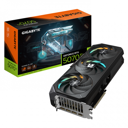 Gigabyte GeForce RTX 5070 Ti GAMING OC 16G Graphics Card - GV-N507TGAMING OC-16GD