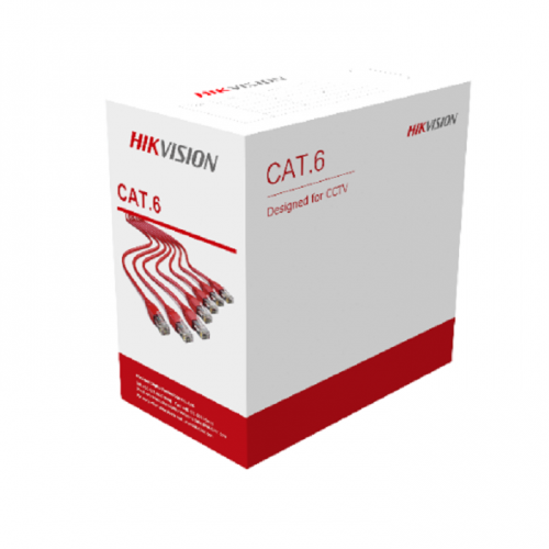 Hikvision DS-1LN6U-SC0 U/UTP Cat6 PVC 23 AWG Cable