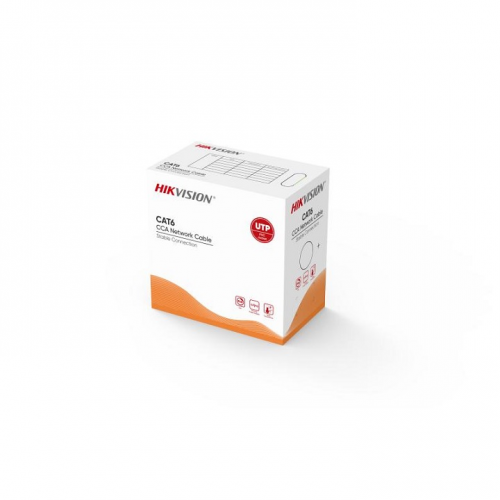Hikvision DS-1LN6UU/CCA CAT6 U/UTP Network Cable (CCA, 0.57mm)