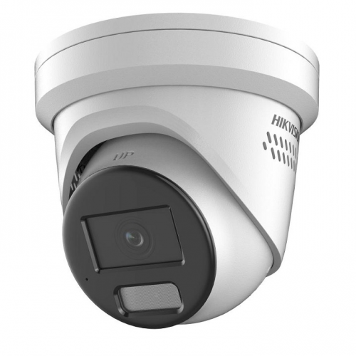 Hikvision DS-2CD2367G2H-LISU/SL(4mm) 6 MP Smart Hybrid Light with ColorVu Fixed Turret Network Camera - 311324335