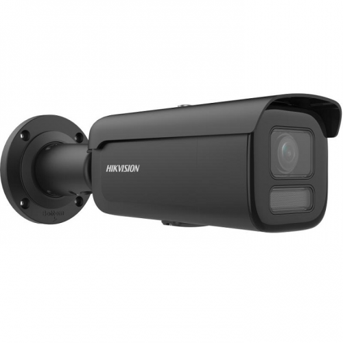 Hikvision DS-2CD2647G2T-LZS(2.8-12mm)(C) 4 MP ColorVu Motorized Varifocal Bullet Network Camera - Black