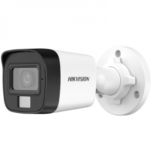 Hikvision DS-2CE16D0T-LPFS(3.6mm) 2MP Smart Hybrid Light Audio Fixed Mini Bullet Camera