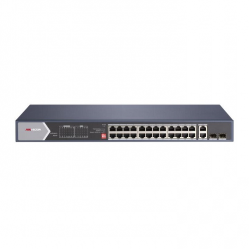 Hikvision DS-3E0528HP-E 24 Port Gigabit Unmanaged POE Switch