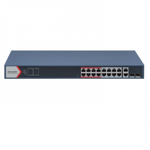 Hikvision DS-3E1318P-EI 16 Port Fast Ethernet Smart POE Switch