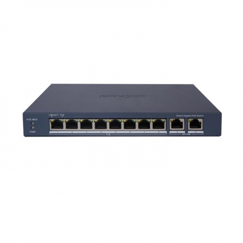 Hikvision DS-3E1510P-EI 8 Port Gigabit Smart POE Switch