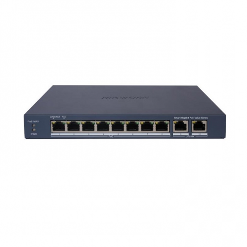 Hikvision DS-3E1510P-EI/M 8 Port Gigabit Smart POE Switch