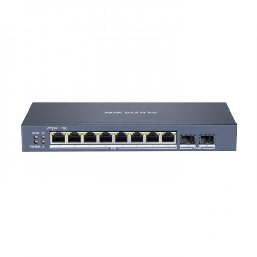 Hikvision DS-3E1510P-SI 8 Port Gigabit Smart POE Switch