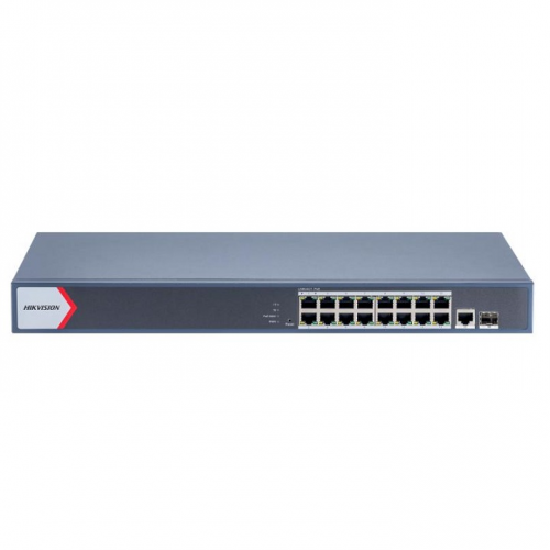 Hikvision DS-3E1518P-EI/M 16 Port Gigabit Smart POE Switch