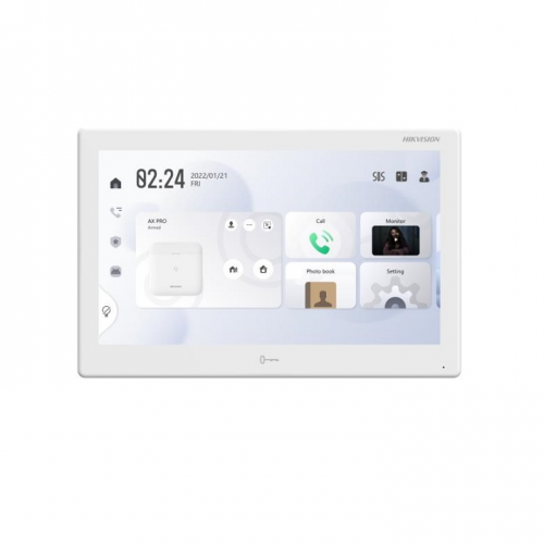 Hikvision DS-KH9510-WTE1(B) All-in-one Video Intercom Network Indoor Station - 305303100