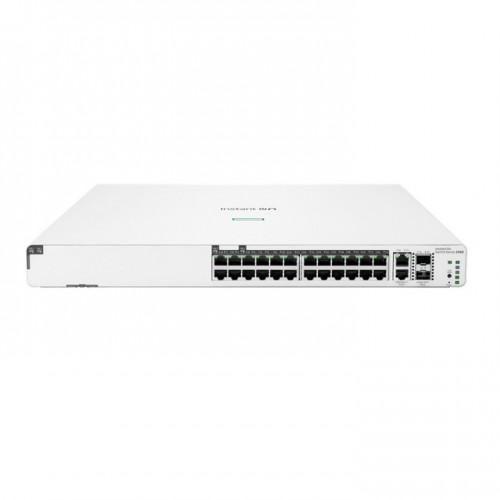 HPE Aruba JL807A Networking Instant On Switch 20p Gigabit CL4 4p Gigabit CL6 PoE 2p 10GBT 2p SFP+ 370W 1960