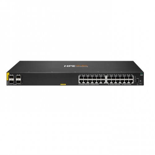 HPE Aruba R8N87A Networking CX 6000 24G Class4 PoE 4SFP 370W Switch