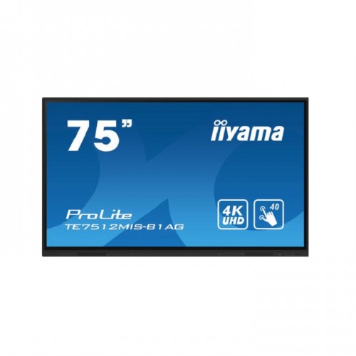 iiyama TE7512MIS-B1AG 75" 4K UHD IPS ProLite Interactive Display