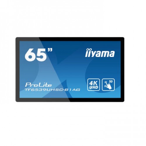 شاشة iiyama TF6539UHSC-B1AG مقاس 65 بوصة 4K UHD IPS LED ProLite التفاعلية