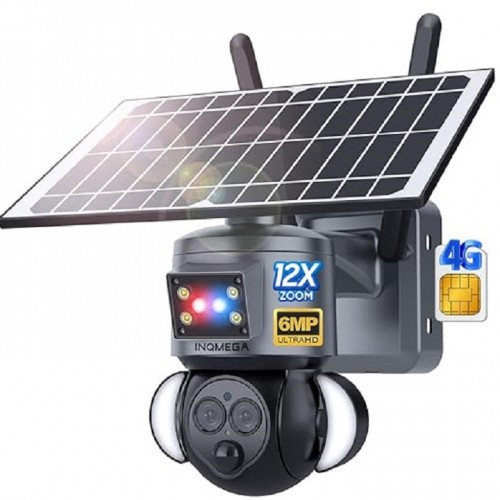 Caméra de sécurité cellulaire INQMEGA 4G LTE solaire