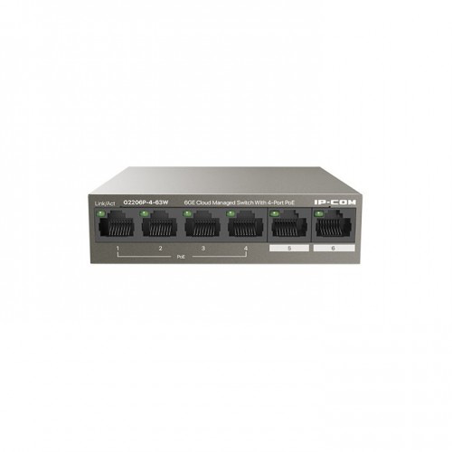 IP-COM G2206P-4-63W 6GE Cloud Managed Switch