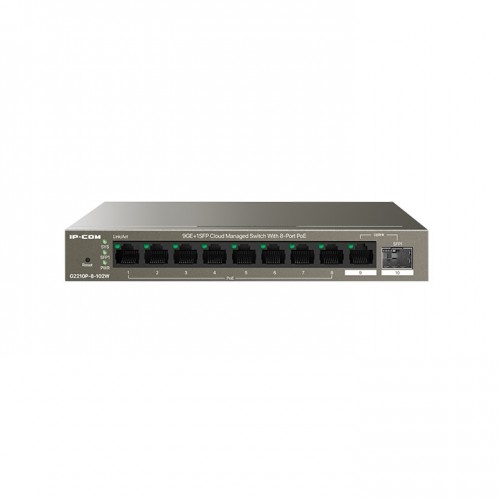 IP-COM G2210P-8-102W 9GE+1SFP Cloud Managed Switch