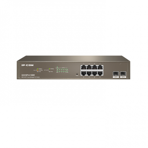 IP-COM G3310P-8-150W 8GE+2SFP Cloud Managed PoE Switch