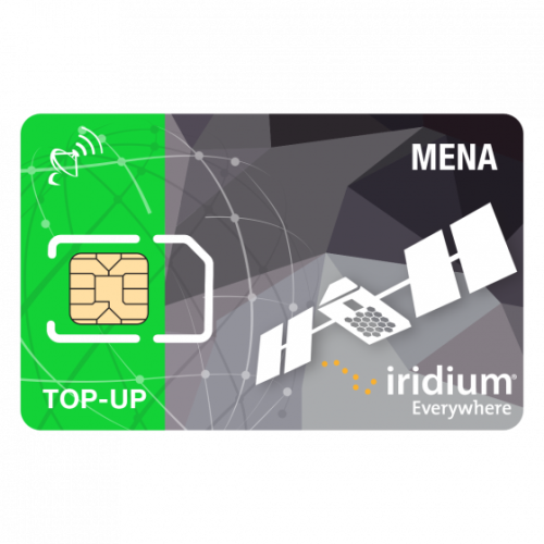 Recharge en ligne Iridium Moyen-Orient / Afrique (MEA) - Licence 2023