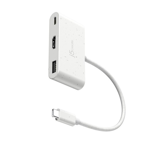 J5create JCA379EW USB-C to HDMI & USB Type-A with Power Delivery