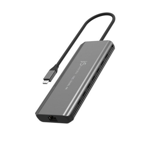 J5create JCD398 USB-C Dual 4K HDMI 10Gbps Mini Dock