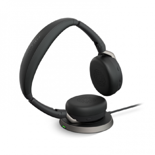 Jabra 26699-999-989-01 Evolve2 65 Flex USB-A MS Stereo With Wireless Charging Stand
