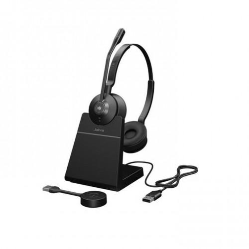 Jabra 9559-455-111 Engage 55 MS Stereo USB-A Headset With Charging Stand