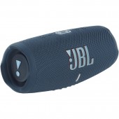 JBL Charge 5 Splash Proof Portable Bluetooth Speaker, blue