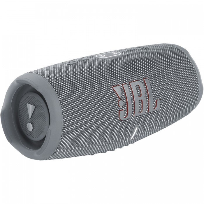 JBL Charge 5 Splash Proof Portable Bluetooth Speaker, Grey