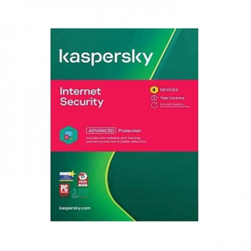 Kaspersky KL1939IBDFS-20 Internet Security 2021 – 4 Users (1 Year) I Digital Download