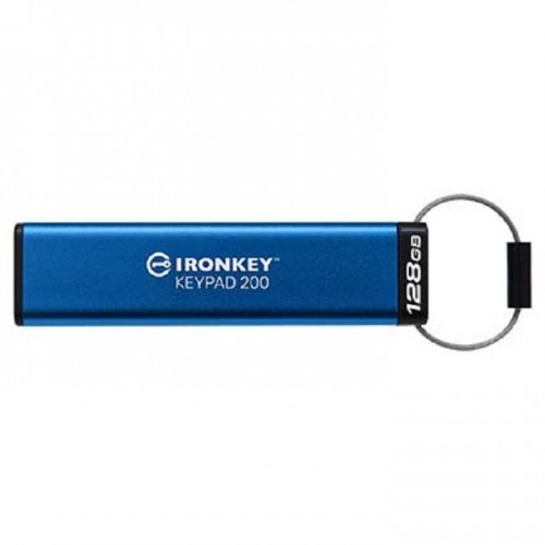 Kingston IKKP200/128GB IronKey Keypad 200 Series USB Flash Drive USB-A