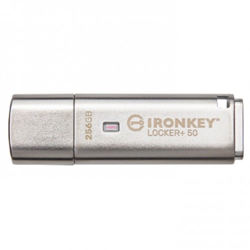 Kingston IKLP50/256GB IronKey Locker+ 50 USB Flash Drive