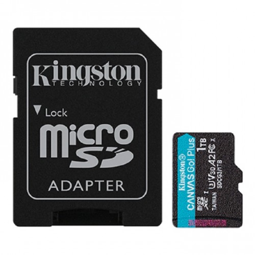 Kingston SDCG3/1TB Canvas Go! Plus microSD Memory Card With SD Adapter