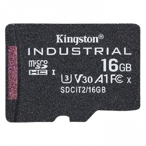Kingston SDCIT2/16GBSP Industrial microSD Memory Card Without SD adapter