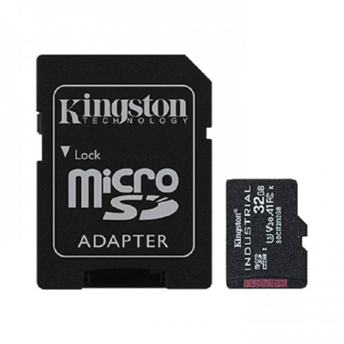 Kingston SDCIT2/32GB Industrial microSD Memory Card With SD adapter