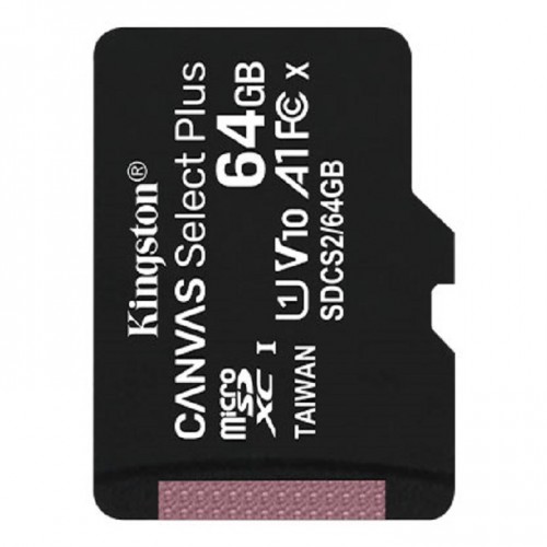 Kingston SDCS2/64GBSP Canvas Select Plus microSD Memory Card Without SD Adapter