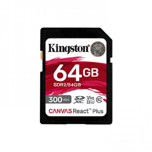 Kingston SDR2/64GB Canvas React Plus SD memory card