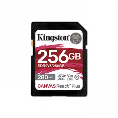Kingston SDR2V6/256GB Canvas React Plus V60 SD memory card